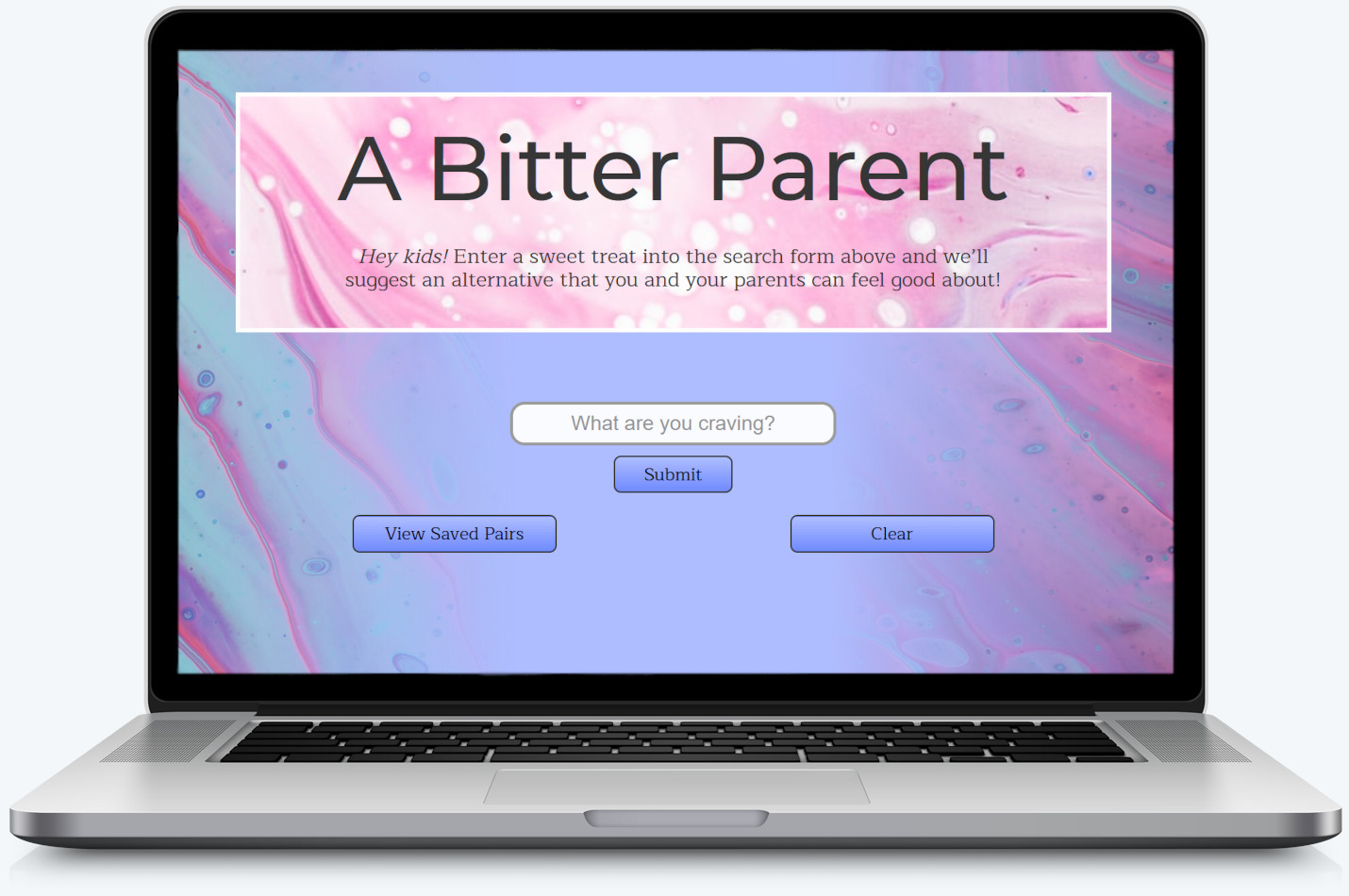 A screen capture of the project titled A Bitter Parent